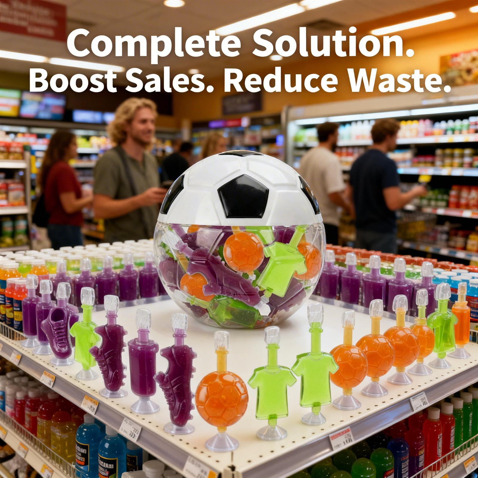 Football-shaped jelly jar Football-shaped jelly jar