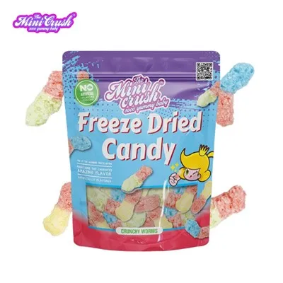 Freeze Dried Crunchy Worms (Natural Color)